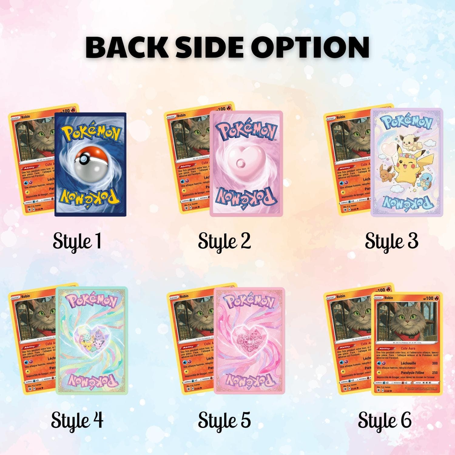 Custom Pokémon Pet Card – Personalized Trading Card Gift for Pet Lovers | Custom Dog or Cat Photo Card Keepsake - image 4