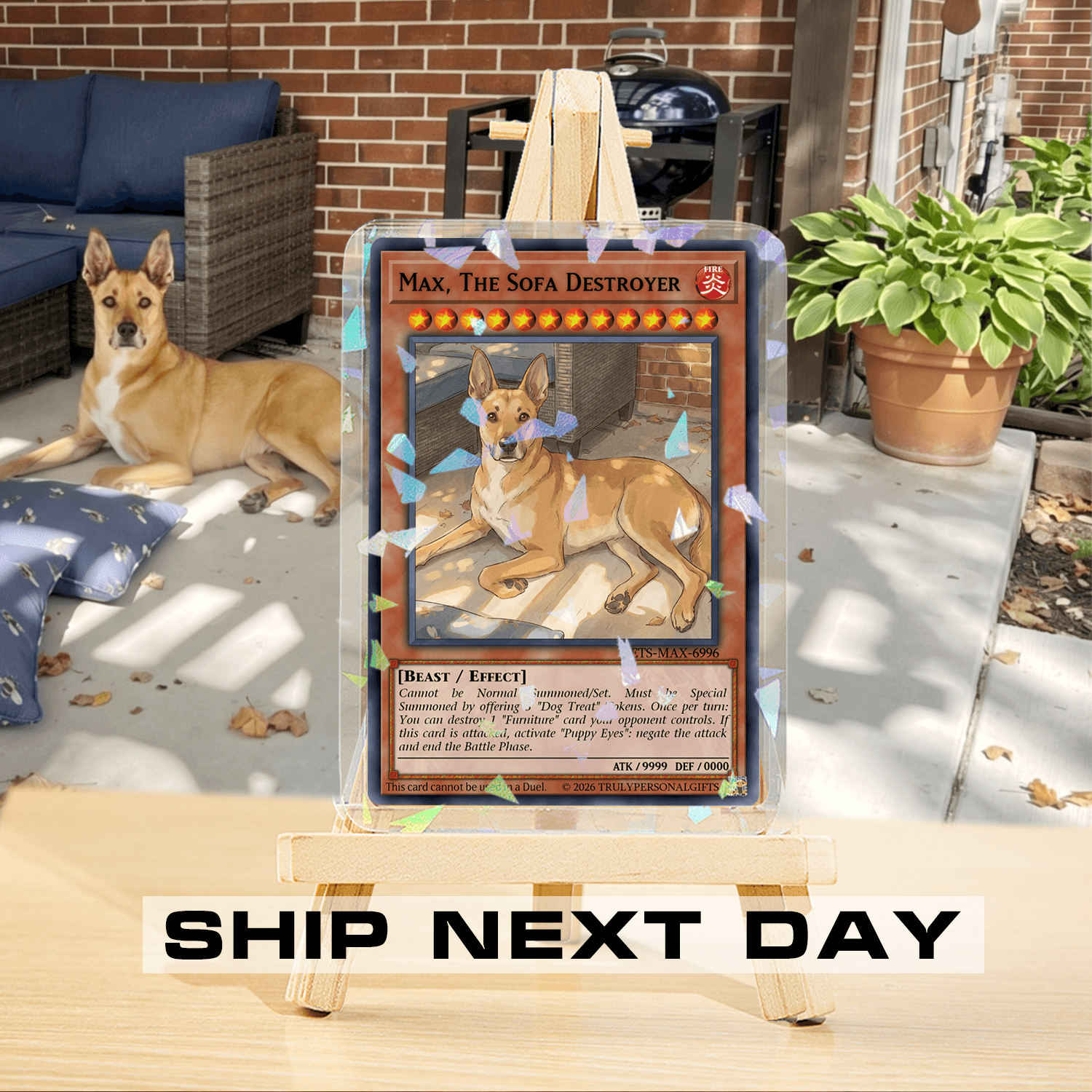 Custom Yu Gi Oh Card – Personalized  Pet Portrait, Anime Inspired Collectible Gift - image 2