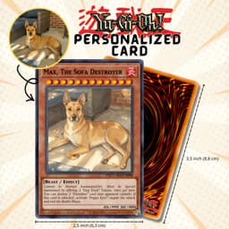 Custom Yu Gi Oh Card – Personalized  Pet Portrait, Anime Inspired Collectible Gift - thumbnail 5