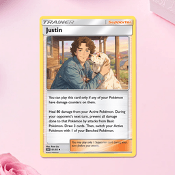 Custom Pet Pokemon Card Ghibli Style Portrait - Personalized Dog Lover Gift - Custom Trainer Card from Photo - Pet Memorial - Unique Gift for Him Her - thumbnail 1