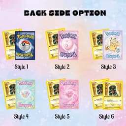 Custom Pet Pokémon Card Basic Type - Personalized Dog Cat Photo Art - Unique Gift for Pet Lover - Birthday Memorial Keepsake - thumbnail 5