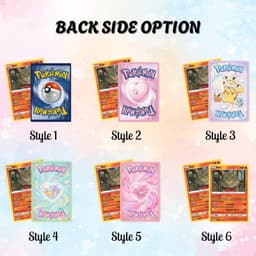 Custom Pet Pokémon Card | Personalized Pet Trading Card | Turn Your Dog or Cat into Pokémon | Funny Anime Card Gift for Pet Lovers - thumbnail 6
