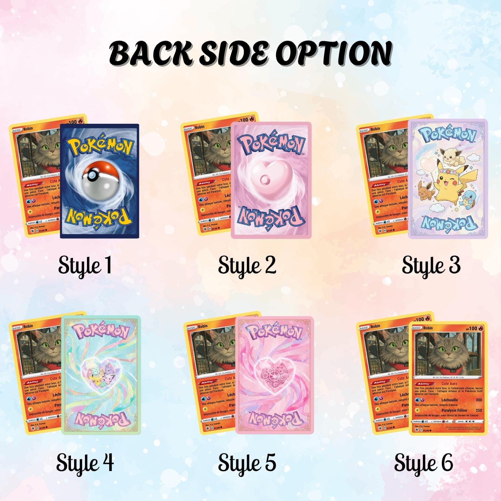 Custom Pet Pokémon Card | Personalized Pet Trading Card | Turn Your Dog or Cat into Pokémon | Funny Anime Card Gift for Pet Lovers - image 6
