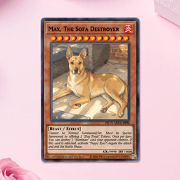 Custom Yu Gi Oh Card – Personalized  Pet Portrait, Anime Inspired Collectible Gift - thumbnail 1